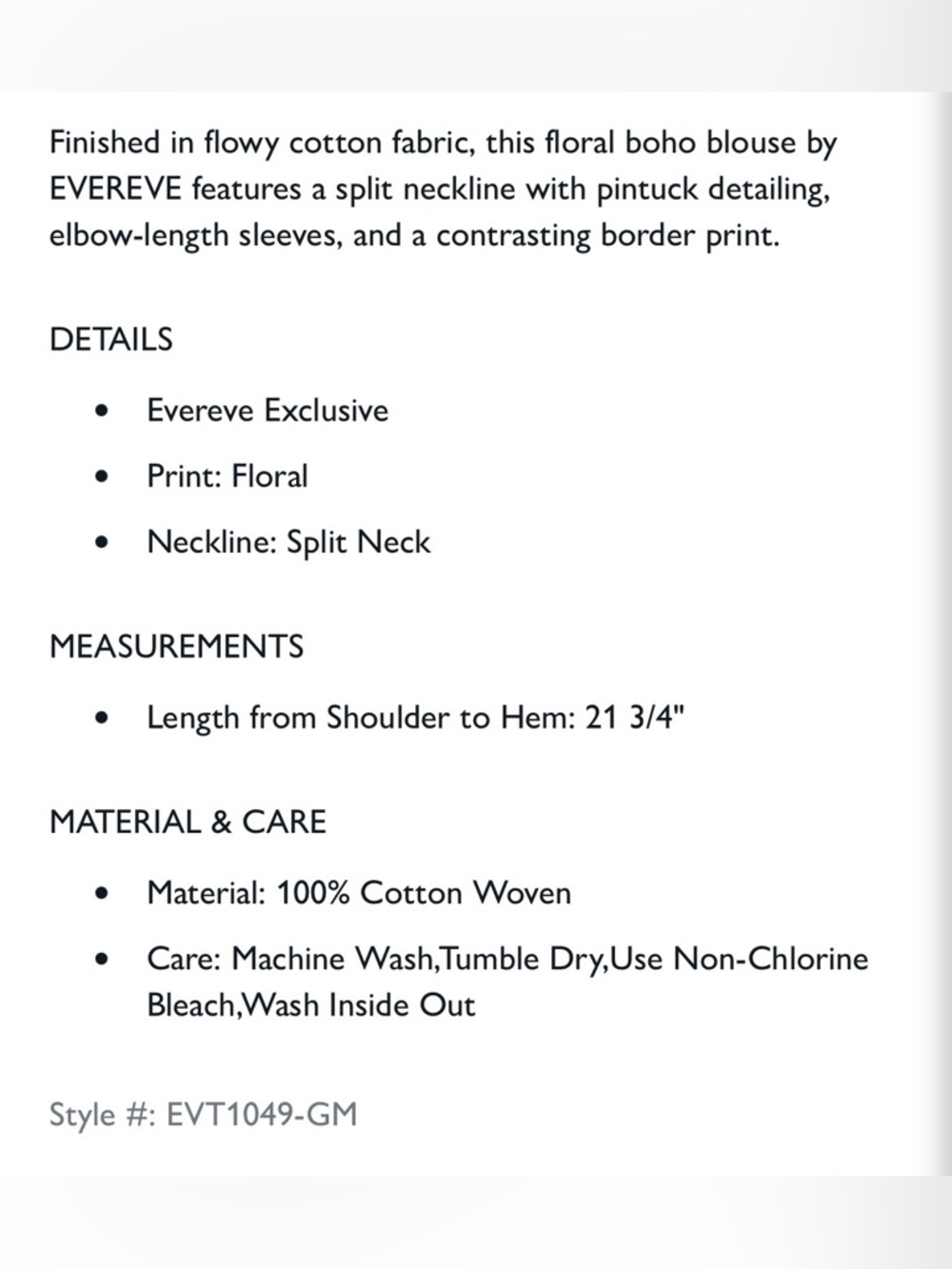 Evereve Maxine Split Neck Blouse - Picture 6 of 8